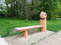 One of your 5 a day! The apple bench along the new path in Denehurst Park. Installed March 2018 